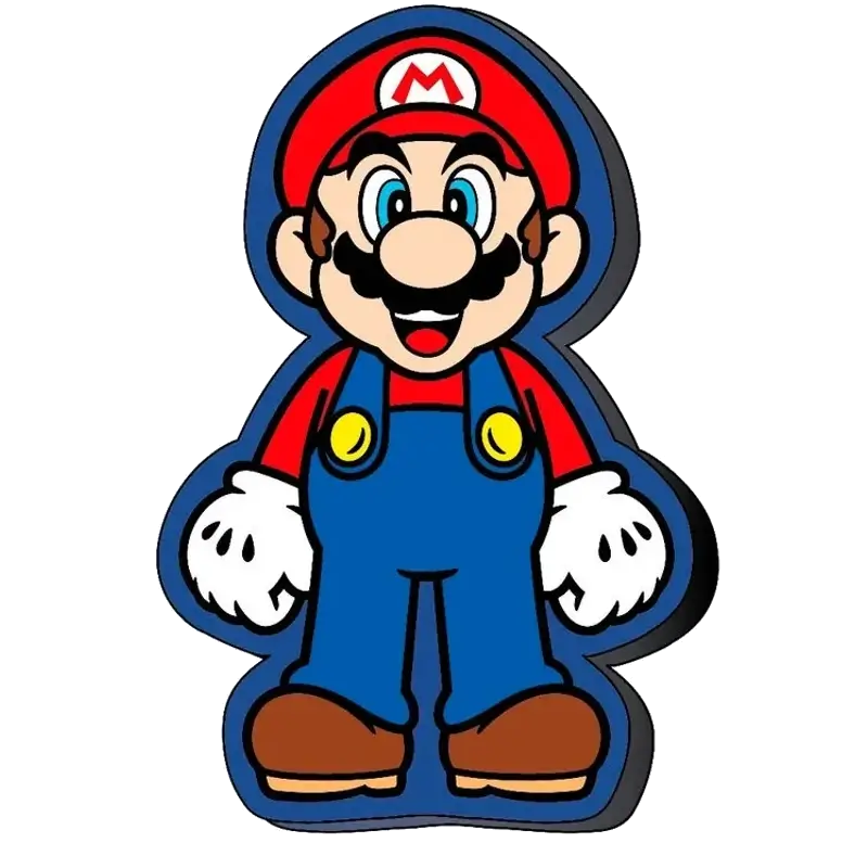 ALMOFADA 3D SUPER MARIO BROS 33CM