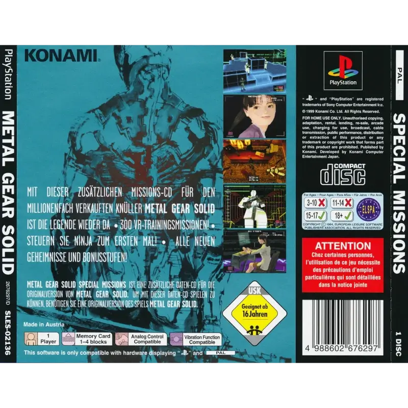 METAL GEAR SOLID SPECIAL MISSIONS PSX - Image 6