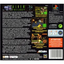 ALIEN TRILOGY PSX VALUE SERIES A BACK