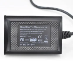 ADAPTADOR USB MICROFONES SINGSTAR PS2 SEMI NOVO 2
