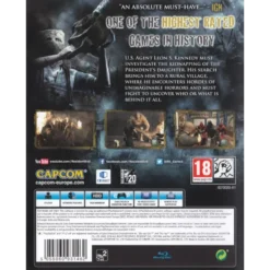 RESIDENT EVIL 4 PS4 SEMI NOVO BACK