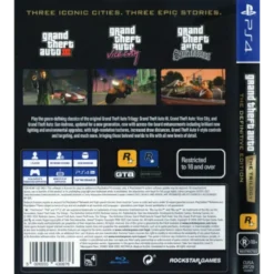 GRAND THEFT AUTO THE TRILOGY THE DEFINITIVE EDITION PS4 BACK