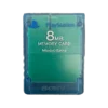 CARTAO DE MEMORIA SONY 8MB AZUL TRANSPARENTE PS2 SEMI NOVO 1