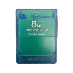 CARTÃO DE MEMÓRIA SONY 8MB (AZUL TRANSPARENTE) PS2 (SEMI-NOVO)