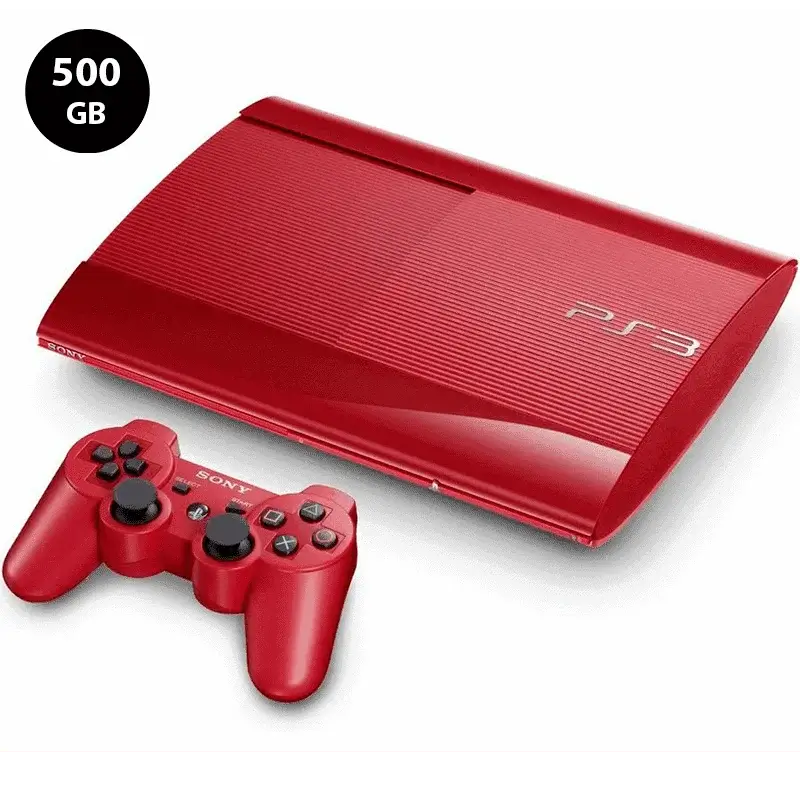 CONSOLA PLAYSTATION 3 SUPER SLIM 500GB (VERMELHA)