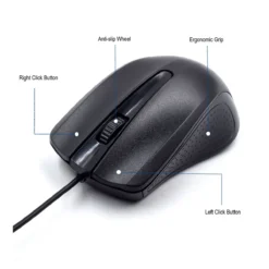 EWENT RATO USB OPTICO 1000DPI EW3300 PRETO 1