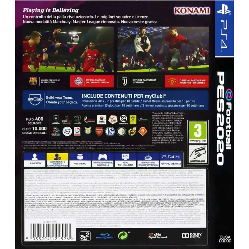 EFOOTBALL PES 2020 PS4 (SEMI-NOVO) - Image 5