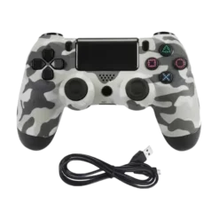 COMANDO DOUBLESHOCK 4 S/FIOS (CAMUFLADO CINZENTO) PS4 (NOVO)