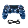 COMANDO DOUBLESHOCK 4 S/FIOS (CAMUFLADO AZUL) PS4 (NOVO)