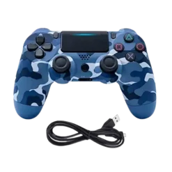 COMANDO DOUBLESHOCK 4 S/FIOS (CAMUFLADO AZUL) PS4 (NOVO)