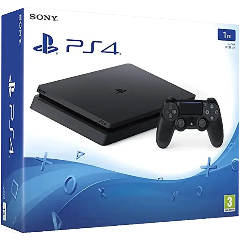 CONSOLA PLAYSTATION 4 SLIM 1TB (PRETA)