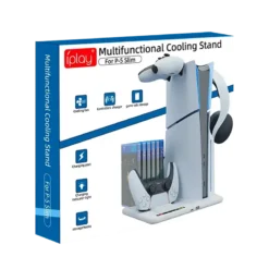 SUPORTE E ESTACAO DE RESFRIAMENTO E CARREGAMENTO PS5 SLIM 2 1