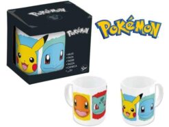 CANECA POKÉMON PERSONAGENS BRANCA 325ML