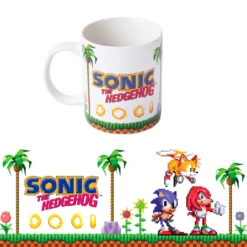 CANECA SONIC THE HEDGEHOG RETRO PIXEL 350ML