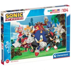 PUZZLE SONIC 104 PEÇAS