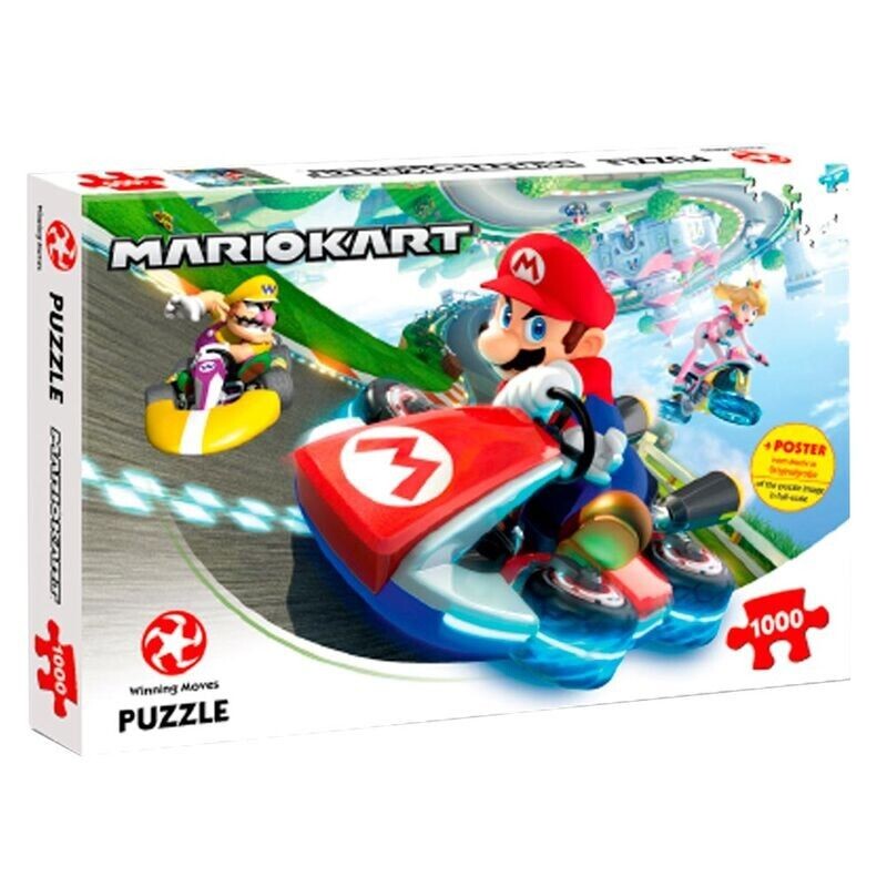 PUZZLE MÁRIO KART NINTENDO 1000 PEÇAS