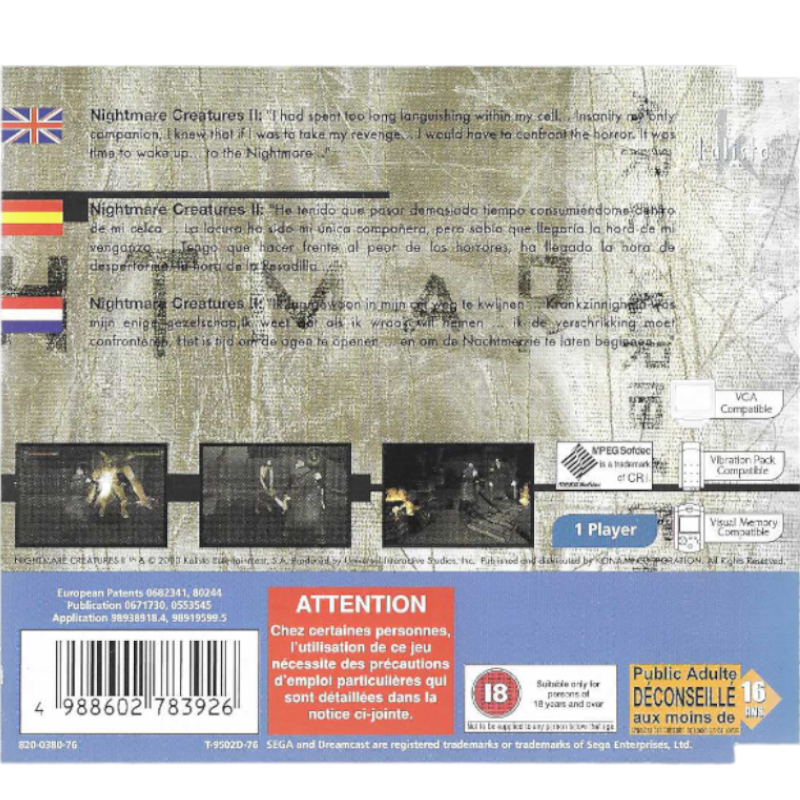 NIGHTMARE CREATURES II DC - Image 5