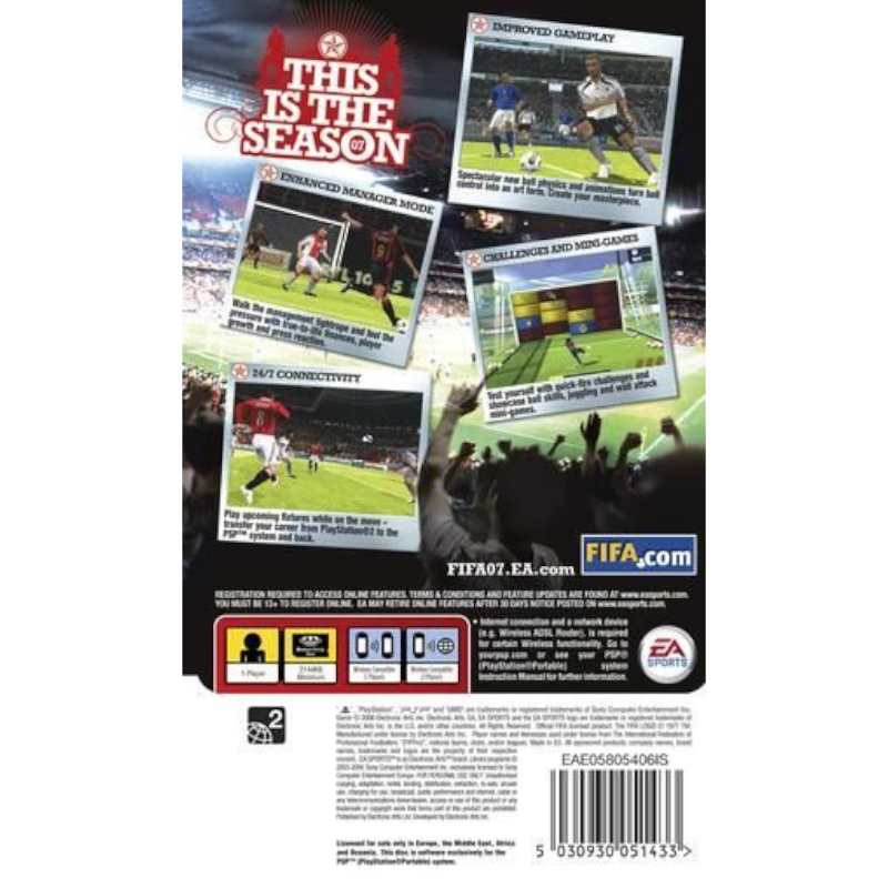 FIFA 07 PSP (SEMI-NOVO) - Image 5
