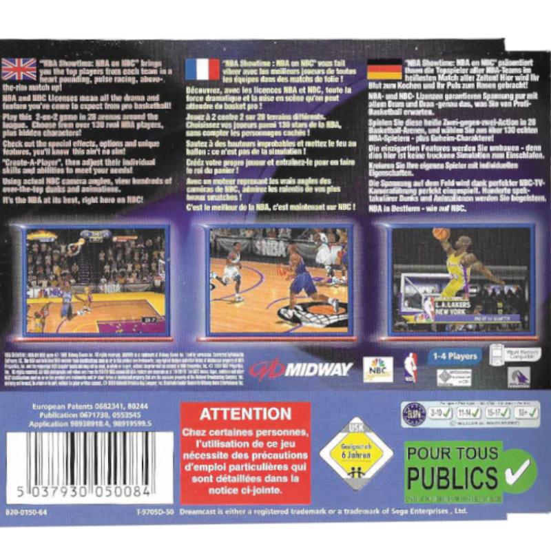 NBA SHOWTIME NBA ON NBC DC - Image 5