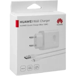 HUAWEI CARREGADOR DE PAREDE QUICK CHARGE (MAX 18W)(BRANCO)