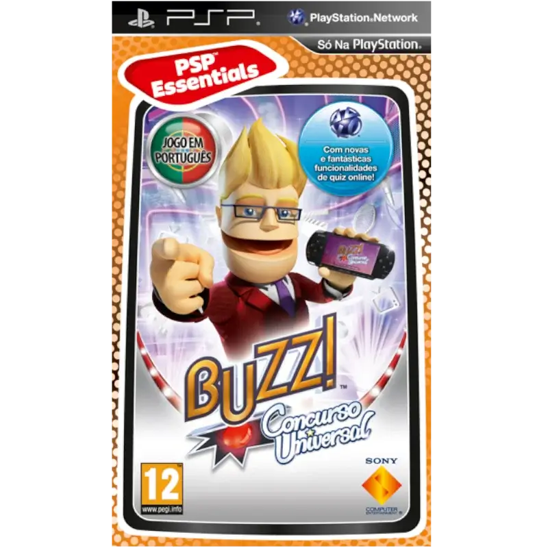 BUZZ! CONCURSO UNIVERSAL (PSP ESSENTIALS) PSP (SEMI-NOVO)
