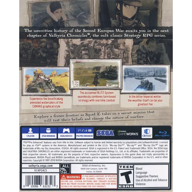 VALKYRIA CHRONICLES 4 PS4 (NOVO) - Image 5