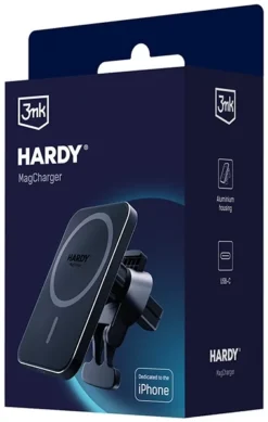 3MK HARDY SUPORTE MAGCHARGER 15W MAGSAFE 8