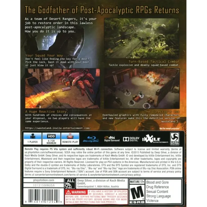 WASTELAND 2 DIRECTOR´S CUT PS4 - Image 4