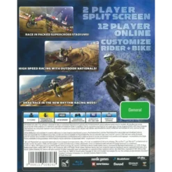 MX VS ATV SUPERCROSS ENCORE PS4 BACK