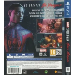 MARVEL SPIDER MAN MILES MORALES PS4 SEMI NOVO BACK