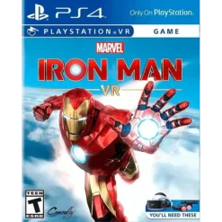 MARVEL IRON MAN VR C2 COMANDOS MOVE PS4 SEMI NOVO CAPA