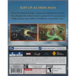 MARVEL IRON MAN VR C2 COMANDOS MOVE PS4 SEMI NOVO BACK