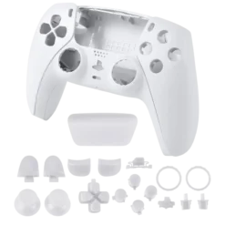 CARCACA COM BUTOES DE COMANDO DUALSENSE PS5 BDM 010 BRANCA 2