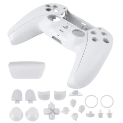 CARCACA COM BUTOES DE COMANDO DUALSENSE PS5 BDM 010 BRANCA 4