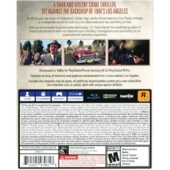 LA NOIRE THE COMPLETE EDITION PS4 BACK 1