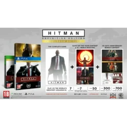 HITMAN DEFINITIVE EDITION STEELBOOK EDITION PS4 EDICAO