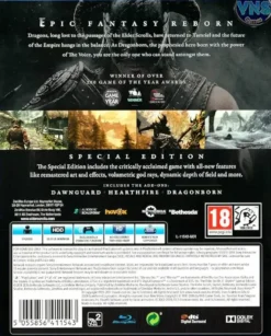 THE ELDER SCROLLS V SKYRIM SPECIAL EDITION PS4 SEMI NOVO back