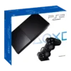 CONSOLA PLAYSTATION 2 SLIM SCPH 90004 CHARCOAL BLACKSEMI NOVO COMPLETO 1