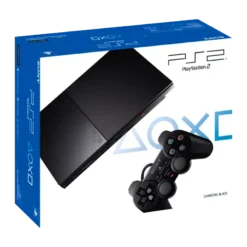 CONSOLA PLAYSTATION 2 SLIM SCPH-90004 (CHARCOAL BLACK)(SEMI-NOVO, COMPLETO)