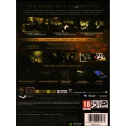DEUS EX HUMAN REVOLUTION AUGMENTED EDITION PS3 SEMI NOVO BACK