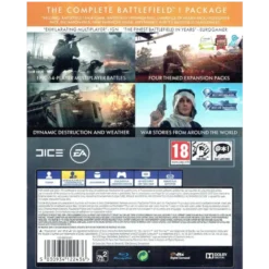 BATTLEFIELD 1 REVOLUTION EDITION PS4 SEMI NOVO BACK