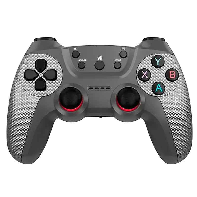 2.4G WIRELESS CONTROLLER GAMEPAD COMPATÍVEL PS3/PC/ANDROID (CINZA)
