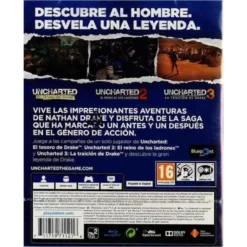 UNCHARTED THE NATHAN DRAKE COLLECTION PLAYSTATION HITS PS4 SEMI NOVO BACK