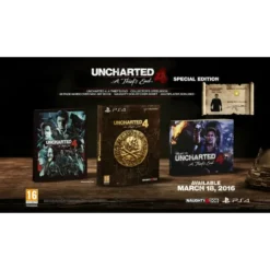UNCHARTED 4 EDICAO LIMITADA PS4 SEMI NOVO CONTENT