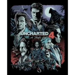 UNCHARTED 4 EDICAO LIMITADA PS4 SEMI NOVO CARTAZ