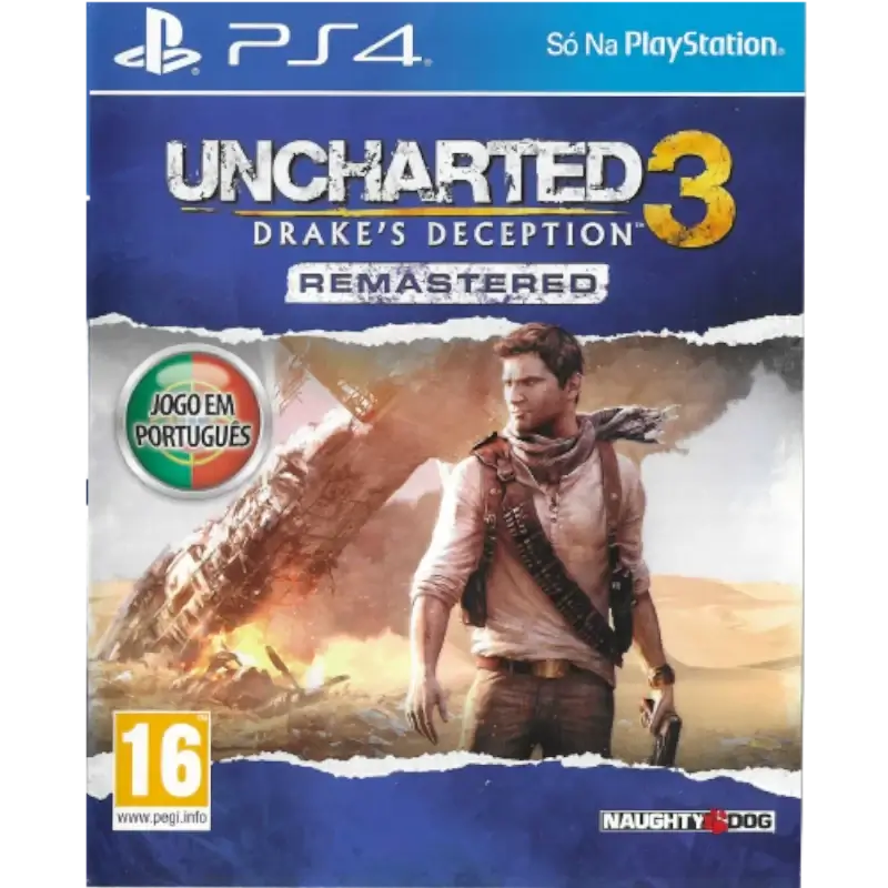 UNCHARTED 3 DRAKE'S DECEPTION REMASTERED PS4