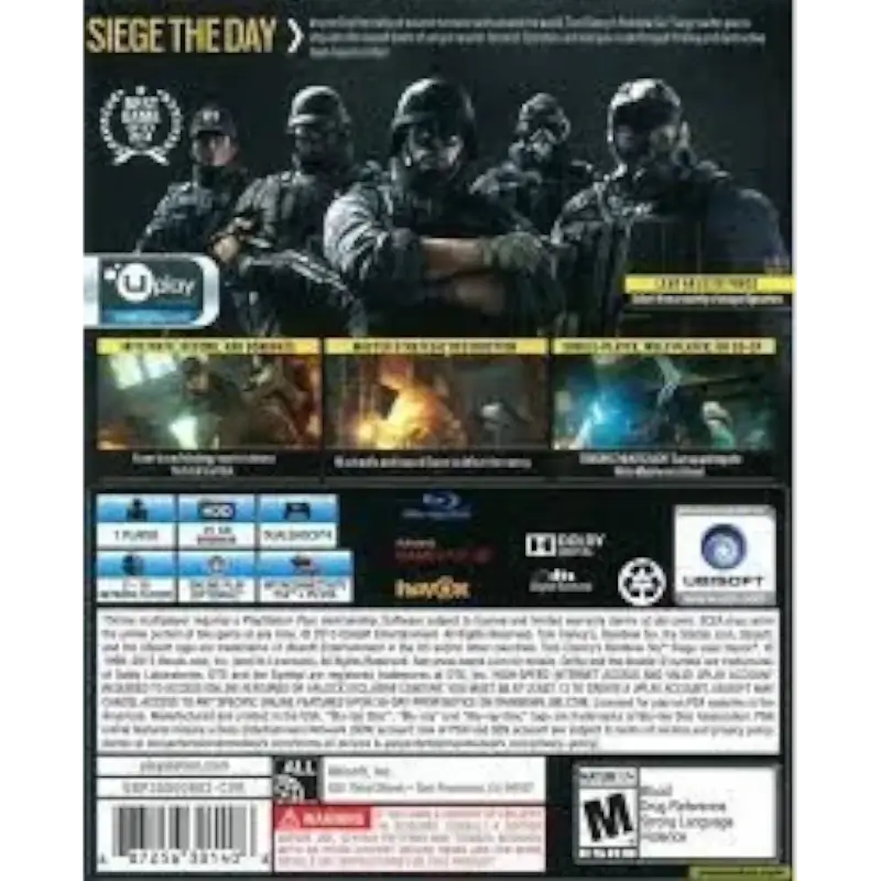 TOM CLANCY'S RAINBOW SIX SIEGE PS4 (SEMI-NOVO) - Image 5