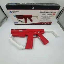 SHARP SHOOTER SONY PLAYSTATION BOX AND GUN