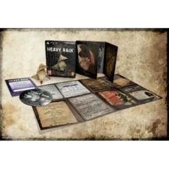 HEAVY RAIN PS3 CAPA COM RELEVO CONTENT