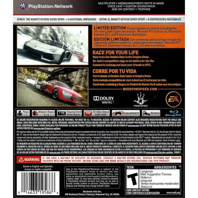 NEED FOR SPEED THE RUN PS3 (SEMI-NOVO) - Image 3
